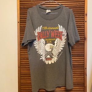 Vintage 1998 Laconia Eagle Bike Rally Week  Shirt Size XL